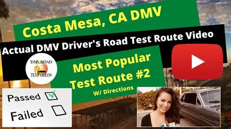 costa mesa dmv driving test hard|costa mesa dmv driving route.